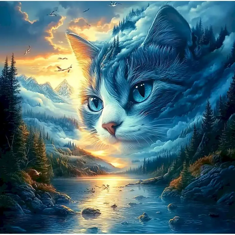 Cat Painting By Numbers For Adults Drawing Kit Scenery Acrylic Painting on Canvas Art Supplies DIY Color by Number for Beginner
Cat Painting By Numbers For Adults Drawing Kit Scenery Acrylic Painting on Canvas Art Supplies DIY Color by Number for Beginner