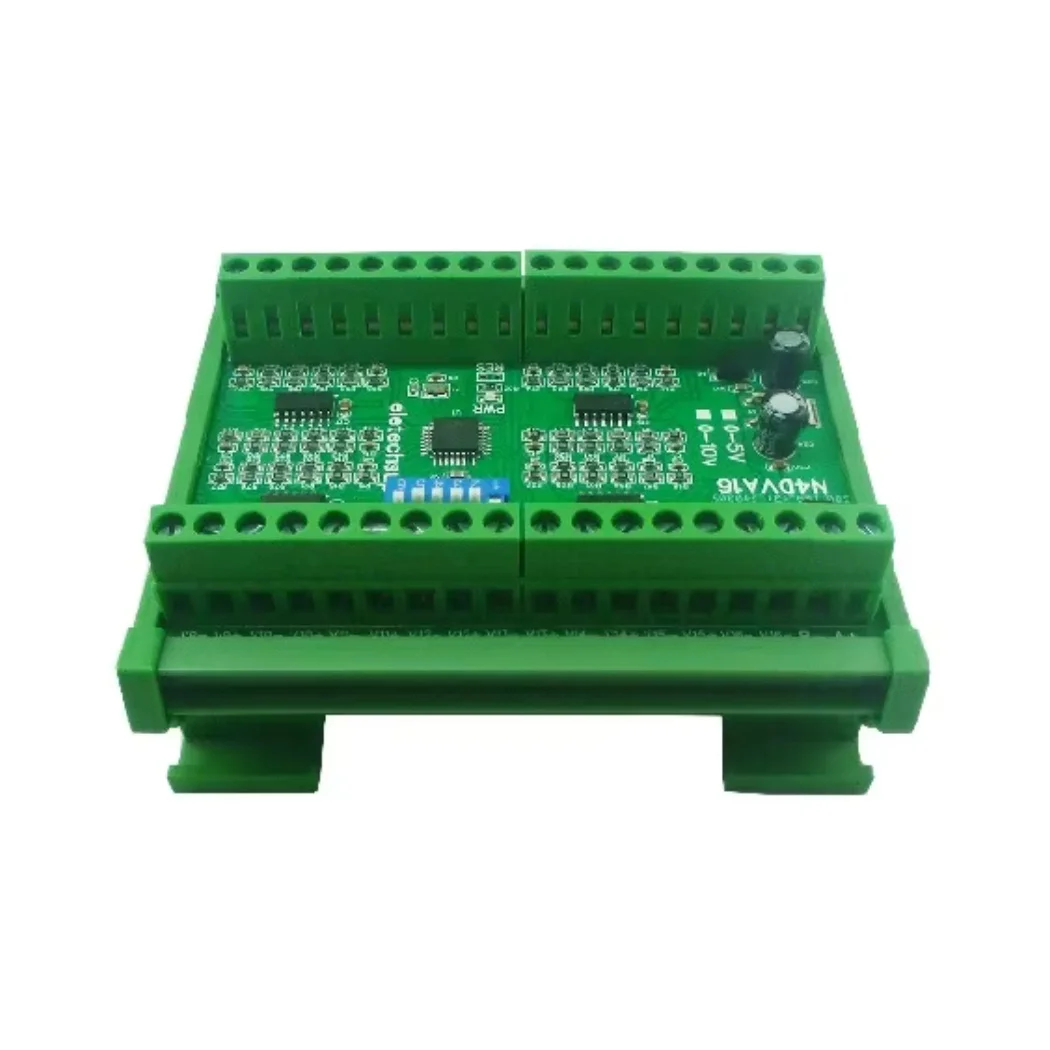RS485 Modbus RTU 0-5V 0-10V Voltage Acquisition Module 16CH Differential Analog Input Module
RS485 Modbus RTU 0-5V 0-10V Voltage Acquisition Module 16CH Differential Analog Input Module