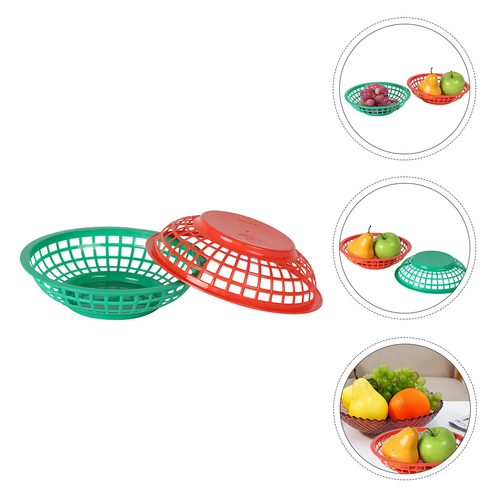 2 Pcs Plastic Basket Food Snacks Storage Baskets Hot Pot Multifunctional Hollow Fruit Vegetable Safe
2 Pcs Plastic Basket Food Snacks Storage Baskets Hot Pot Multifunctional Hollow Fruit Vegetable Safe