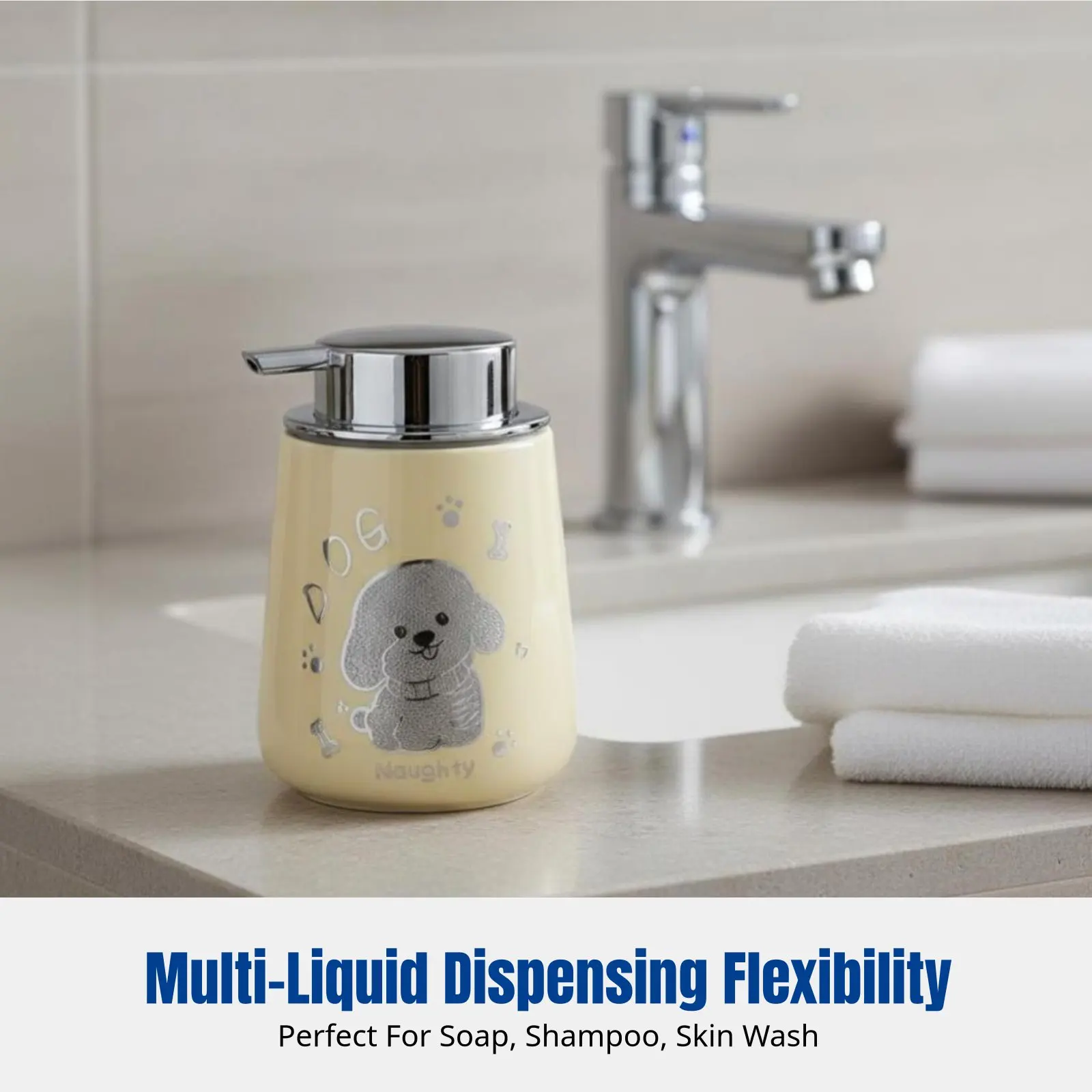 Ceramic Lotion Dispenser Bottle, Cartoon Creature, Bathroom, Hotel, For Shampoo, Shower Gel, Random Style
Ceramic Lotion Dispenser Bottle, Cartoon Creature, Bathroom, Hotel, For Shampoo, Shower Gel, Random Style
