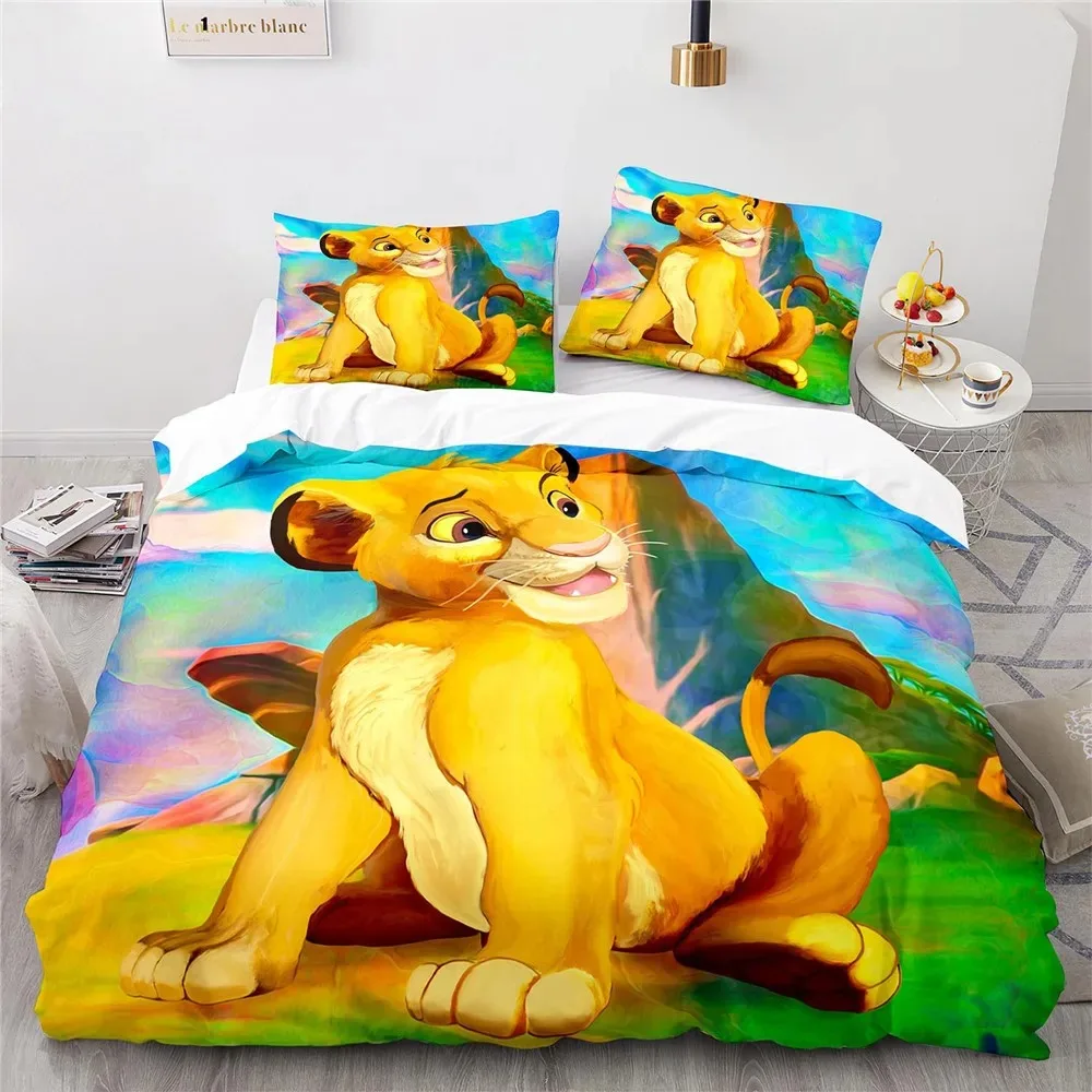 Комплекты постельного белья Disney The Lion King Simba, детский пододеяльник, комплект постельного белья, роскошный подарок на день рождения
Комплекты постельного белья Disney The Lion King Simba, детский пододеяльник, комплект постельного белья, роскошный подарок на день рождения 