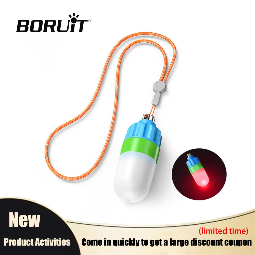 BORUiT Mini Scuba Diving Strobe Light 150M Waterproof Flash Beacon with LR44 Battery Signal Marker Lamp for Night Dive Safety
BORUiT Mini Scuba Diving Strobe Light 150M Waterproof Flash Beacon with LR44 Battery Signal Marker Lamp for Night Dive Safety