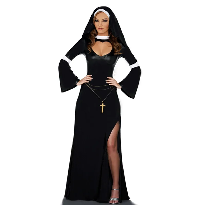 Sexy Game Uniform Halloween Cosplay Nun Costume Attractive Stage Wear Women's Traditional Clothing Ethnic Fashion
Sexy Game Uniform Halloween Cosplay Nun Costume Attractive Stage Wear Women's Traditional Clothing Ethnic Fashion