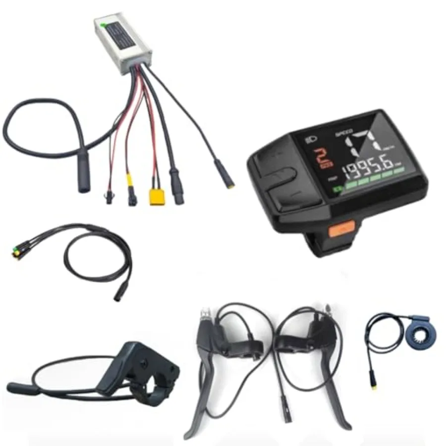 Electric Bicycle Hub Motor Controller Set for Bafang G020-G070, 36V/48V 250W-500W, Black, UART 9PIN Plug, DZ41 LCD Display, Thu
Electric Bicycle Hub Motor Controller Set for Bafang G020-G070, 36V/48V 250W-500W, Black, UART 9PIN Plug, DZ41 LCD Display, Thu
