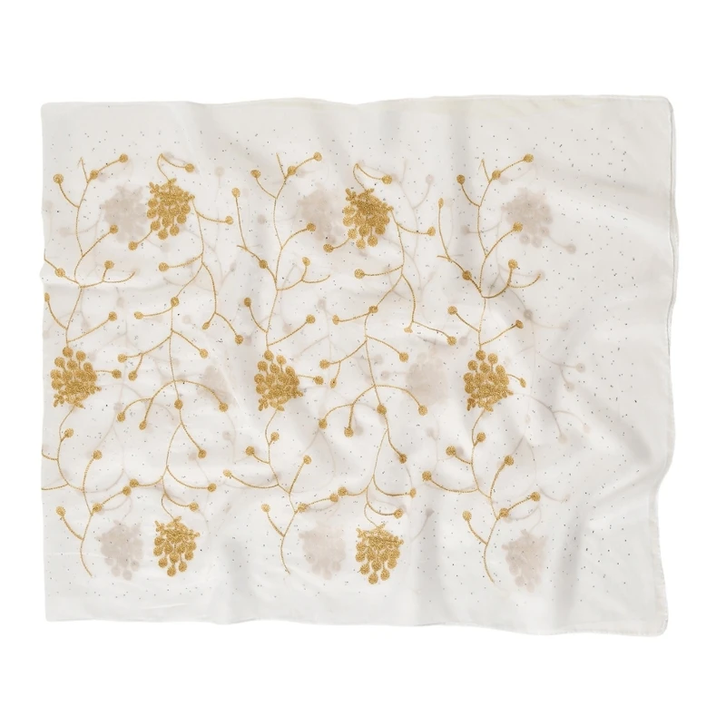 Elegant Embroidery Flower Hijab Scarf Women Breathable Shawl With Hot Drilling Y166
Elegant Embroidery Flower Hijab Scarf Women Breathable Shawl With Hot Drilling Y166