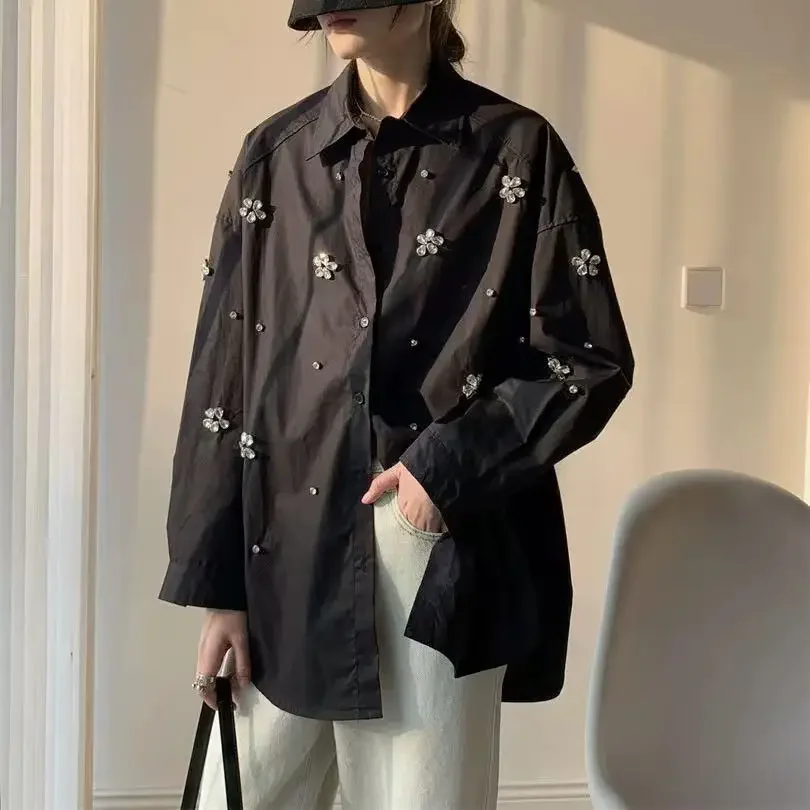 New Spring Loose Casual Cotton Buttons Up Shirts For Women Long Sleeve Top Korean Popular Oversized Blouse Clothes
New Spring Loose Casual Cotton Buttons Up Shirts For Women Long Sleeve Top Korean Popular Oversized Blouse Clothes