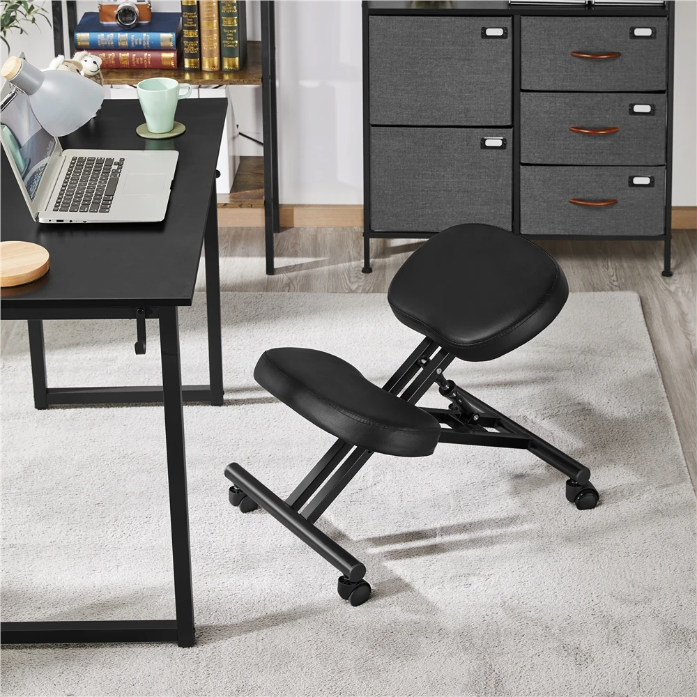 Living Room Student Adjustable Ergonomic Household Office Ergonomic Chair Kneeling Angled Office Chair for Posture, Black
Living Room Student Adjustable Ergonomic Household Office Ergonomic Chair Kneeling Angled Office Chair for Posture, Black
