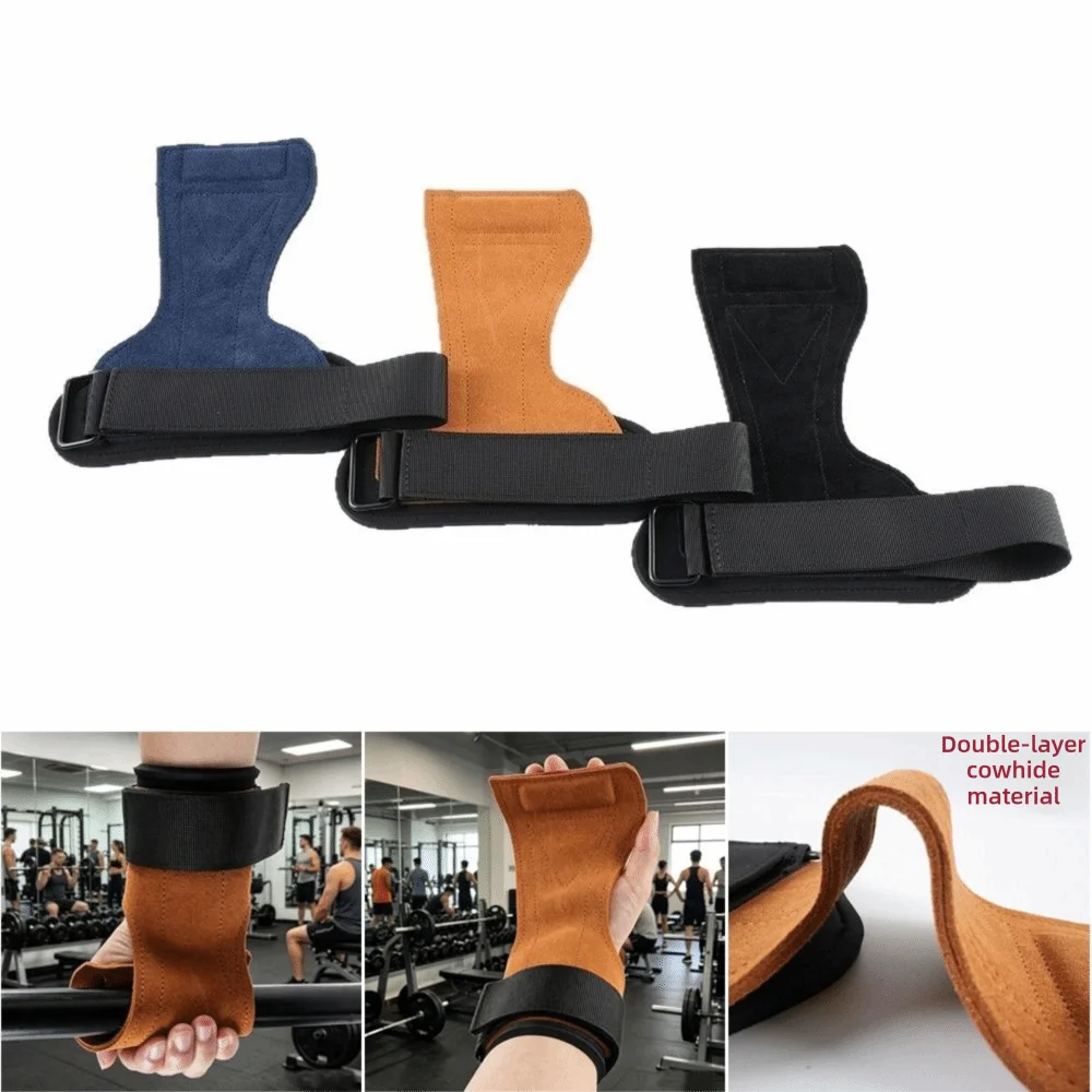 Cowhide Weight Lifting Wrist Strap Adjustable Strap Wear-Resistant Deadlift Booster Belt Anti-Slip Surface
Cowhide Weight Lifting Wrist Strap Adjustable Strap Wear-Resistant Deadlift Booster Belt Anti-Slip Surface