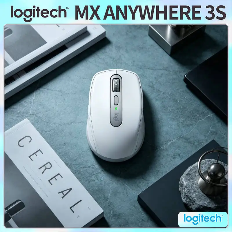 Durable Logitech MX Anywhere 3S - 8K DPI Darkfield, MagSpeed Scroll, 70-Day Battery, Ideal for Market Visit & Shop Office
Durable Logitech MX Anywhere 3S - 8K DPI Darkfield, MagSpeed Scroll, 70-Day Battery, Ideal for Market Visit & Shop Office