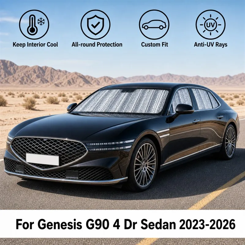 For Genesis G90 4 Dr Sedan 2023-2026 Full Set Car Window Sunshades UV Block Privacy Heat Insulated Foldable Car Curtain
For Genesis G90 4 Dr Sedan 2023-2026 Full Set Car Window Sunshades UV Block Privacy Heat Insulated Foldable Car Curtain