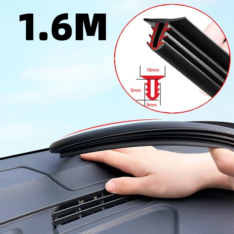 Car Instrument Panel Seal, Front Windshield Gap, Soundproof, Shock-proof Strip, Car Trim, 1.6m
Car Instrument Panel Seal, Front Windshield Gap, Soundproof, Shock-proof Strip, Car Trim, 1.6m