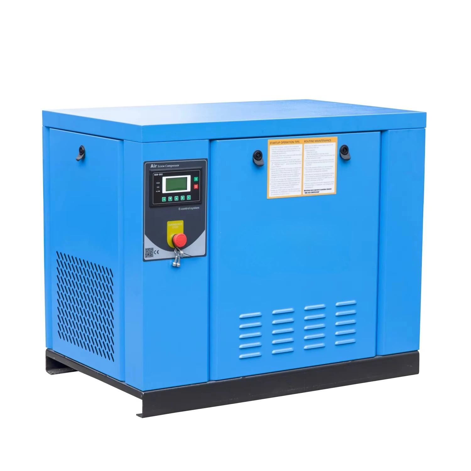 7.5kW 10HP Screw Air Compressor-Oil-less Lubrication SKF Bearings Air PLC Controlled Pump CE Certified Factory Direct Price
7.5kW 10HP Screw Air Compressor-Oil-less Lubrication SKF Bearings Air PLC Controlled Pump CE Certified Factory Direct Price