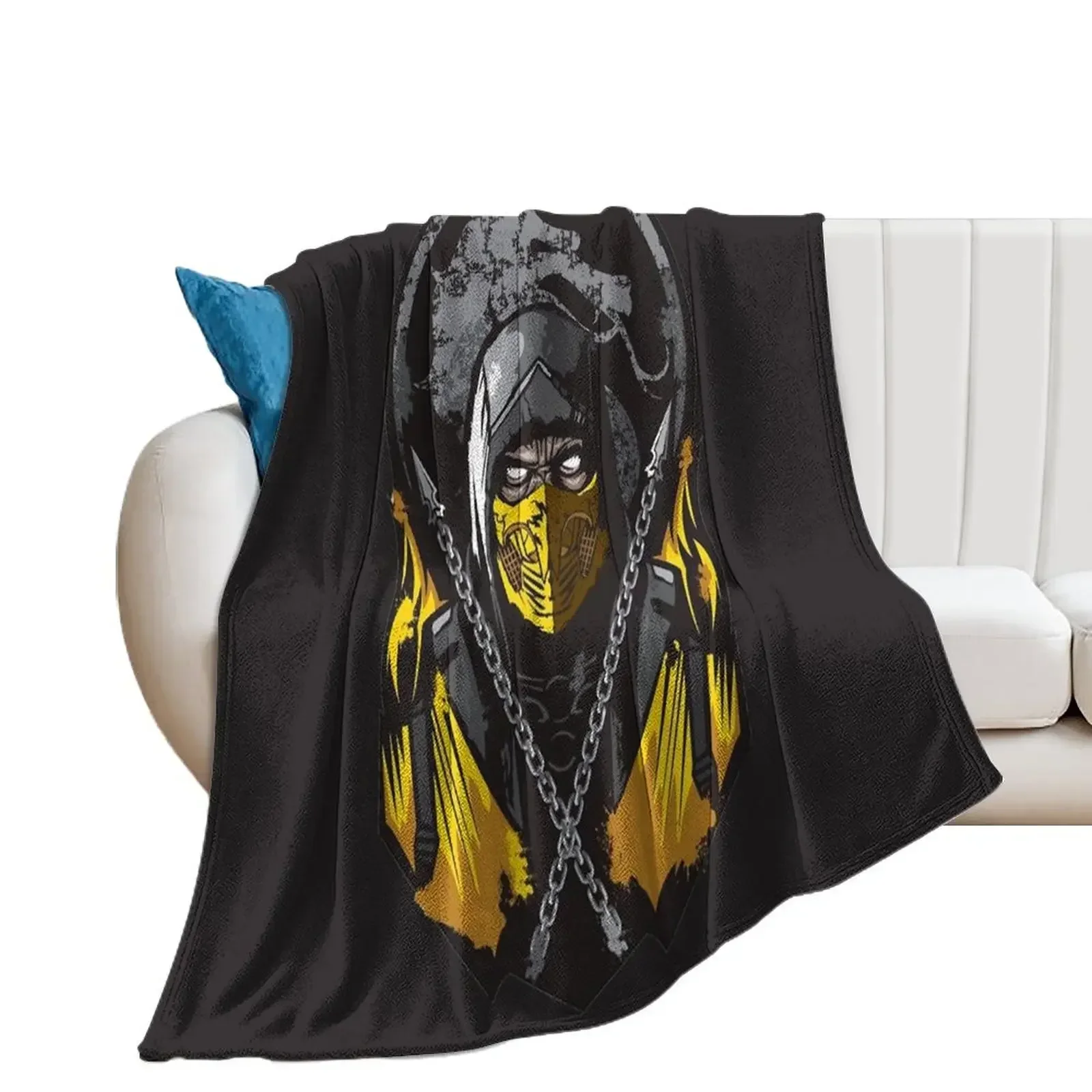 Mortal Kombat Scorpion White Eyes Throw Blanket Decorative Beds blankets ands Blankets For Bed Blankets
Mortal Kombat Scorpion White Eyes Throw Blanket Decorative Beds blankets ands Blankets For Bed Blankets
