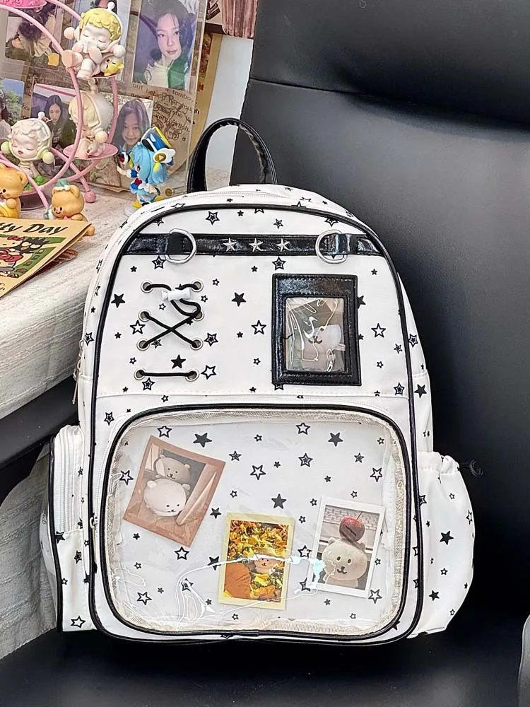 Kawaii Starry Harajuku Pastel Ita Backpack Kawaii Starry Harajuku Pastel Ita Backpack