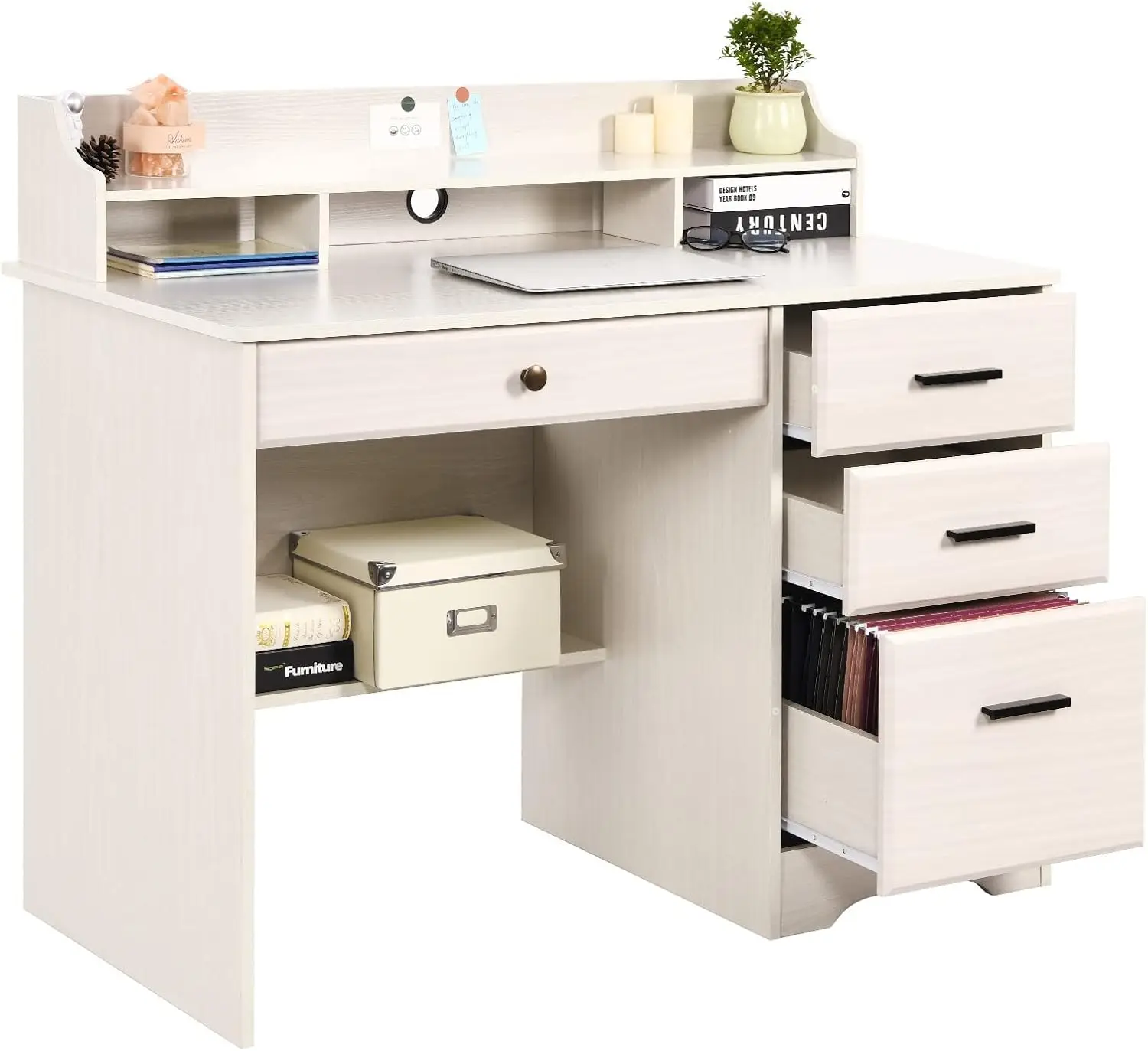 White Desk With Drawers And Storage, Home Office Desk Computer Desk With 4 Drawers & Hutch, Home Desk Computer Table Desk With
White Desk With Drawers And Storage, Home Office Desk Computer Desk With 4 Drawers & Hutch, Home Desk Computer Table Desk With