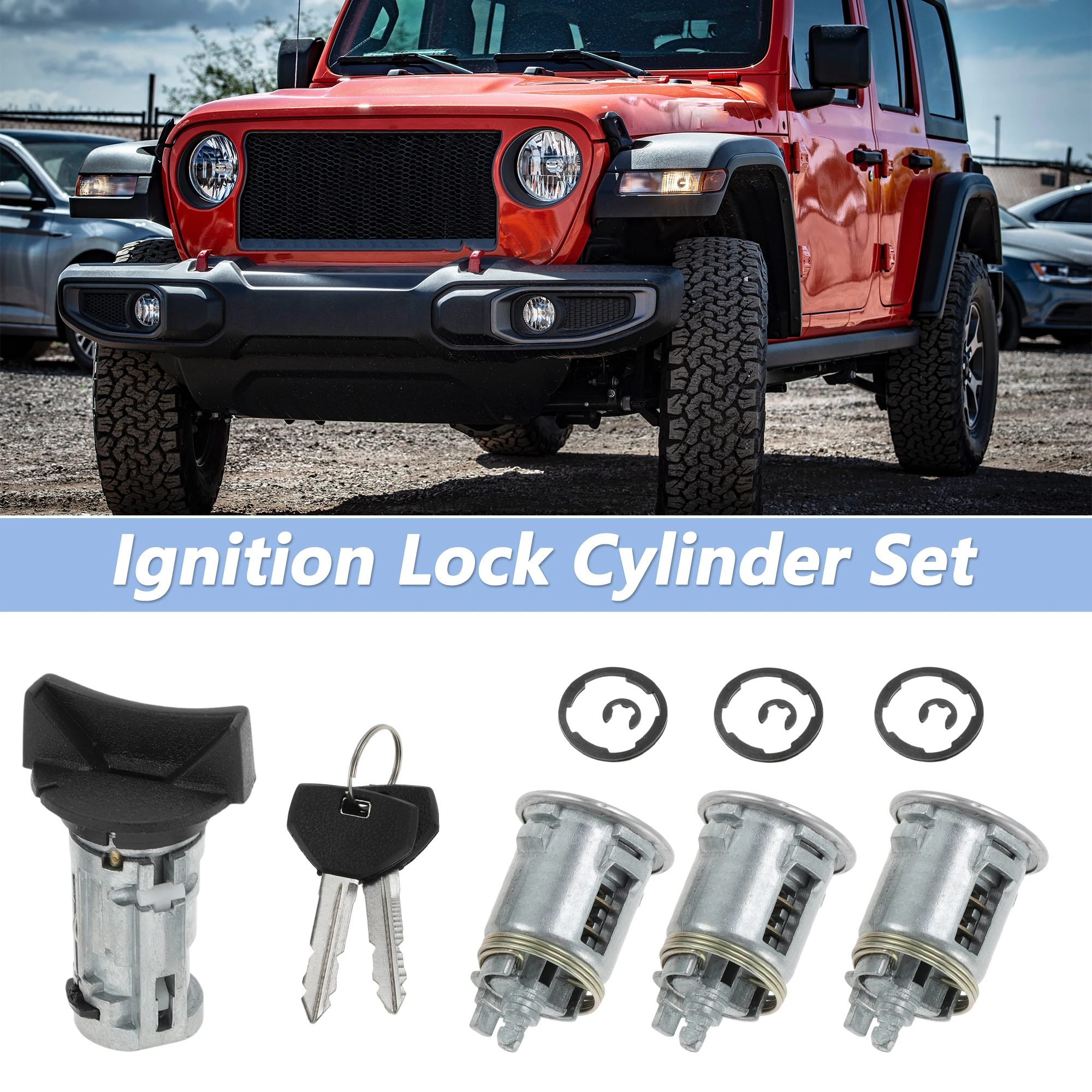 UXCELL No 5161055AA Цилиндр замка зажигания и дверной замок с 2 ключами для Jeep Cherokee
UXCELL No 5161055AA Цилиндр замка зажигания и дверной замок с 2 ключами для Jeep Cherokee