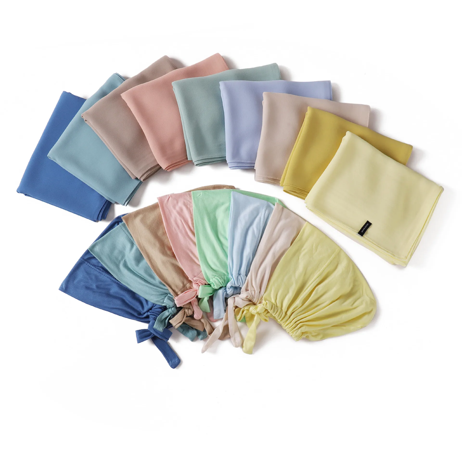 Chiffon Long Scarf + Modal Lace Up Hat Muslim Headscarf Set Women Solid Color Shawls Wrap Underscarf Inner Cap Bonnet Turbante
Chiffon Long Scarf + Modal Lace Up Hat Muslim Headscarf Set Women Solid Color Shawls Wrap Underscarf Inner Cap Bonnet Turbante