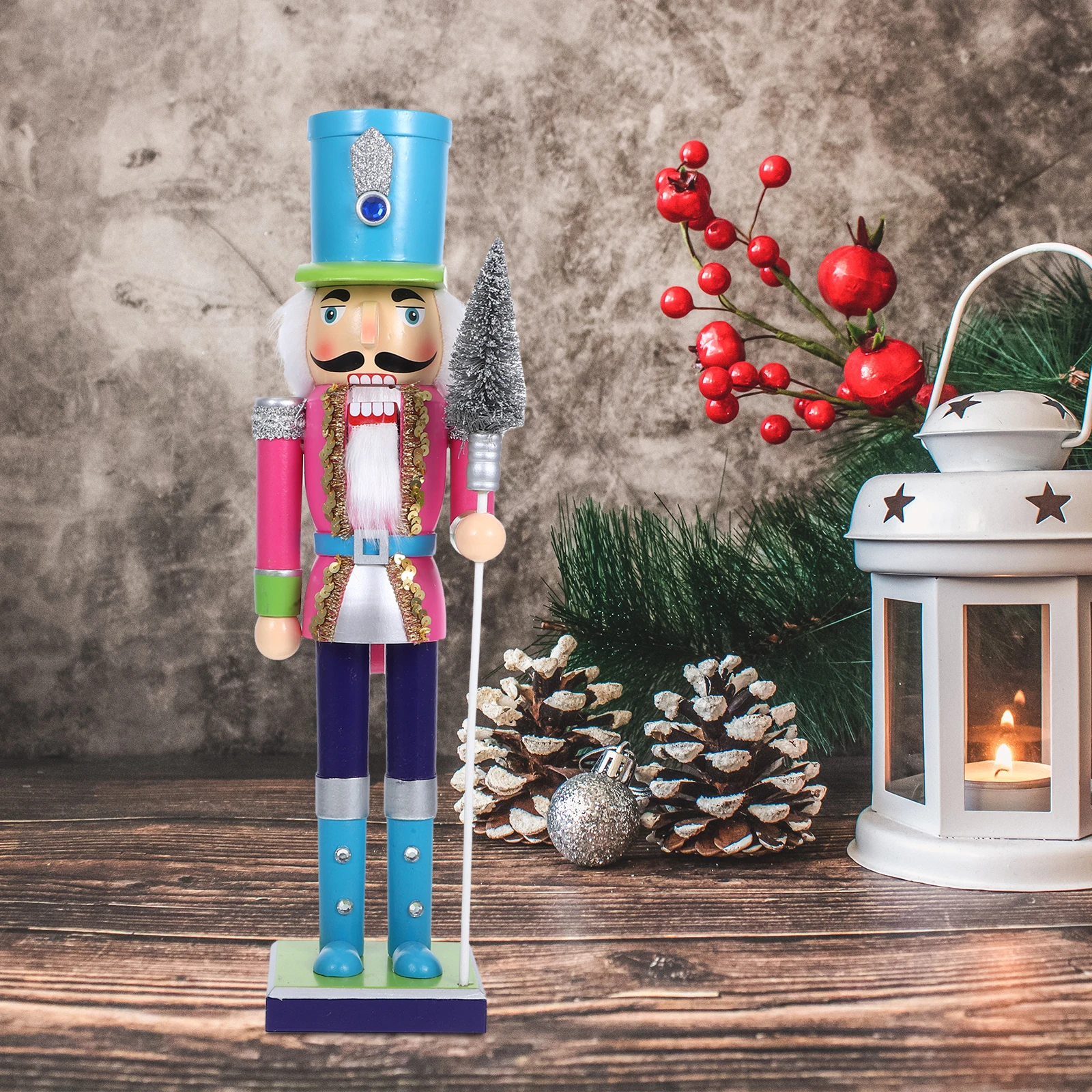 Wooden Christmas Nutcracker Soldier nament Holiday Decoration Craft Xmas Figure Home Wedding Gift Toy Wood Nutcrackers naments
Wooden Christmas Nutcracker Soldier nament Holiday Decoration Craft Xmas Figure Home Wedding Gift Toy Wood Nutcrackers naments