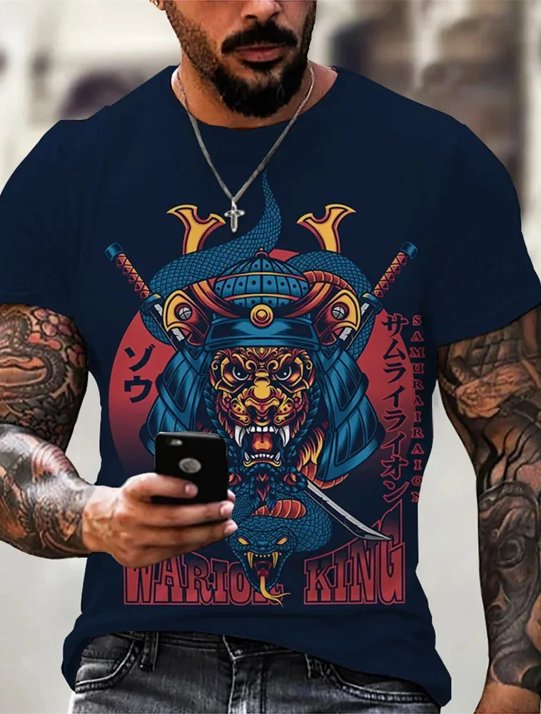 Summer men's T-shirt casual sports 3d printed round neck short sleeve top funny face pattern
Summer men's T-shirt casual sports 3d printed round neck short sleeve top funny face pattern