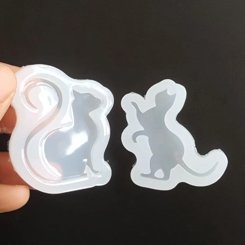 2 Pcs Resin Glue Mold Flexible Molds Semitransparent Silicone Cat Mould Reusable DIY Craft Accessories
2 Pcs Resin Glue Mold Flexible Molds Semitransparent Silicone Cat Mould Reusable DIY Craft Accessories