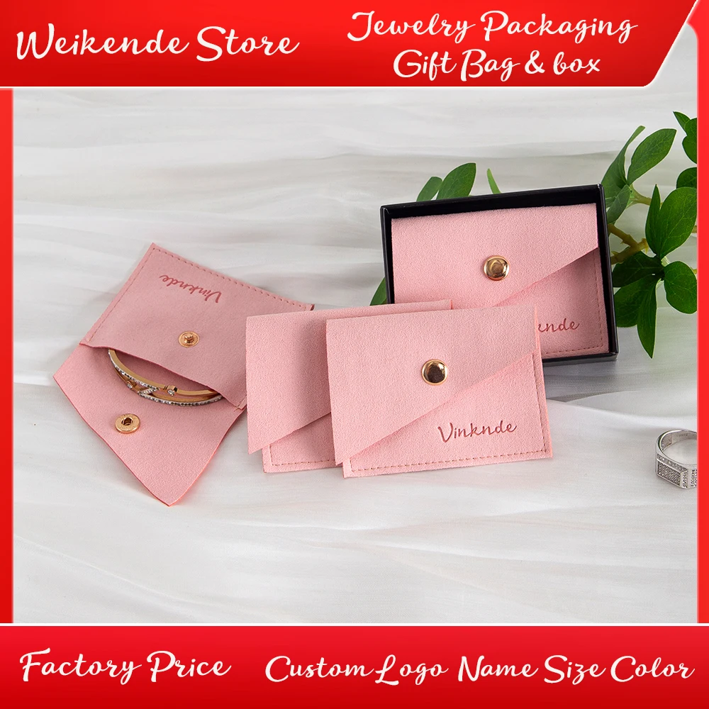 100Pack Customized Fashion Jewelry Bag With Your Logo Pink Microfiber Velvet Button Pouch Ring Earring Wedding Gift Organizer
100Pack Customized Fashion Jewelry Bag With Your Logo Pink Microfiber Velvet Button Pouch Ring Earring Wedding Gift Organizer
