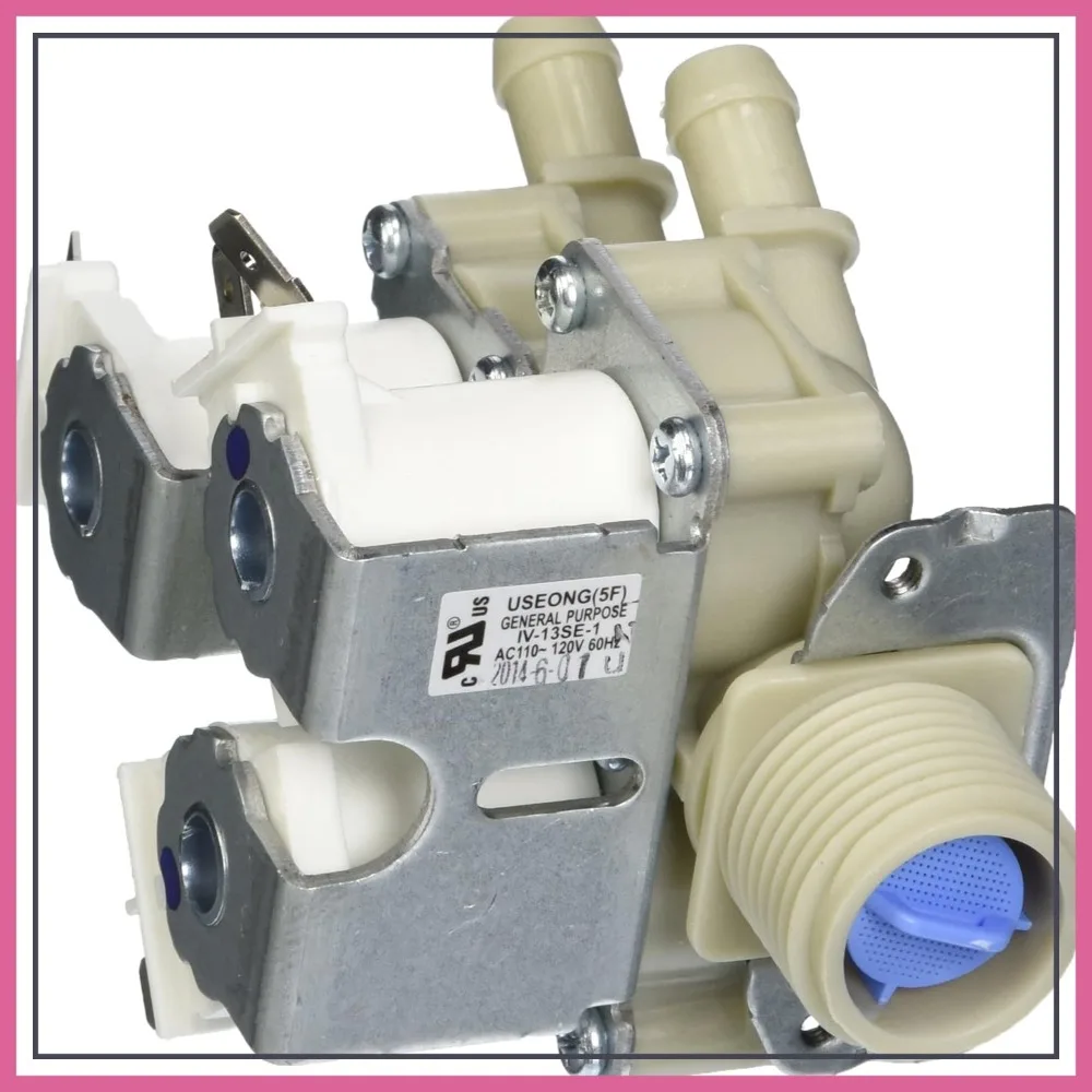 Genuine OEM Water Inlet Valve Assembly for LG Washing Machines, Compatible with 5221ER1003A
Genuine OEM Water Inlet Valve Assembly for LG Washing Machines, Compatible with 5221ER1003A