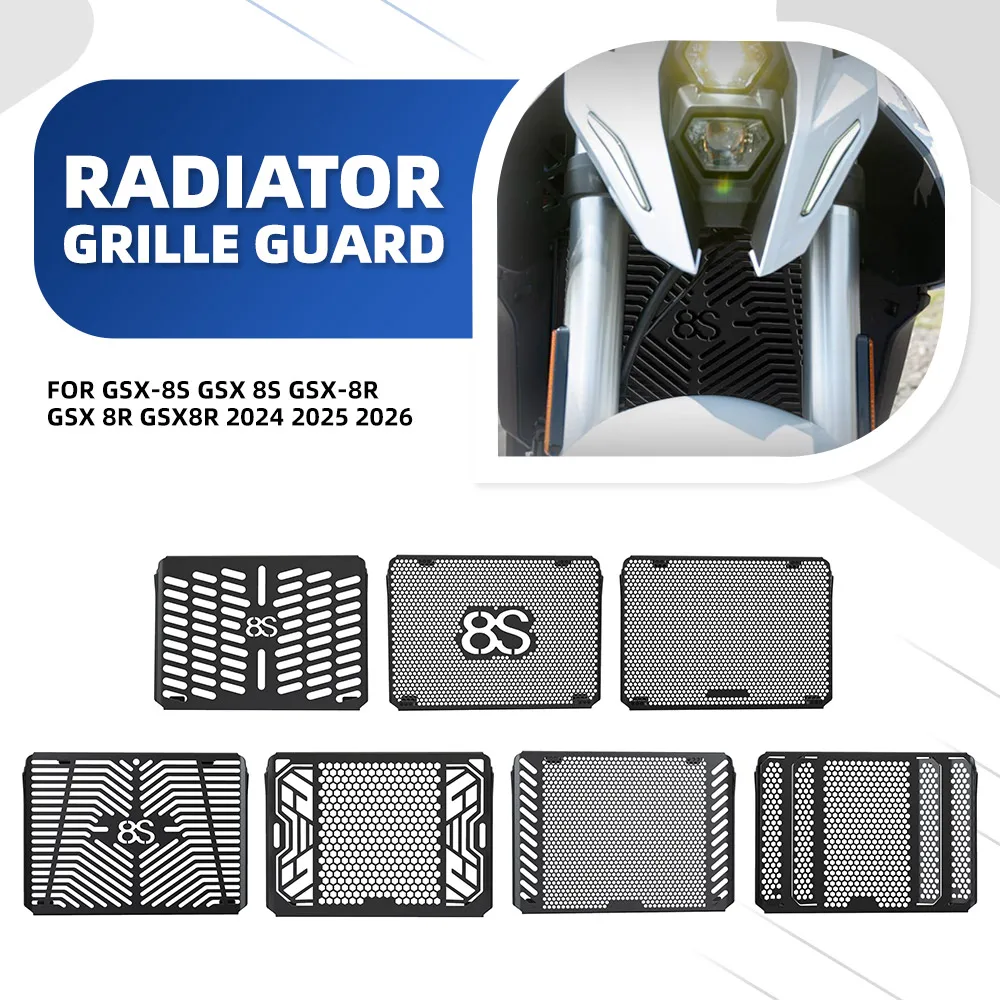 For Suzuki GSX8R GSX-8S GSX 8S GSX-8R GSX 8R 2024 2025 2026 Motorbike Radiator Grille Protective Guard Cover Perfect GSX 8 S R