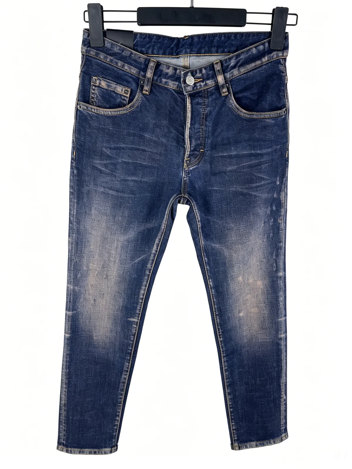 6080 Four Seasons New Fashionable Men's Wash Water Ripped Patch Paint Old Stretch Slim-fit Fashion Blue Skinny Jeans Men
6080 Four Seasons New Fashionable Men's Wash Water Ripped Patch Paint Old Stretch Slim-fit Fashion Blue Skinny Jeans Men