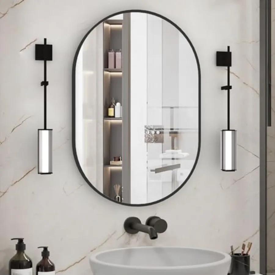 Oval Bathroom Mirror Wall Vanity Oval Mirrors, 20"x30" Bathroom Mirrors for Over Sink Pill Mirrors Capsule Wall Mounted Mirror,
Oval Bathroom Mirror Wall Vanity Oval Mirrors, 20"x30" Bathroom Mirrors for Over Sink Pill Mirrors Capsule Wall Mounted Mirror,