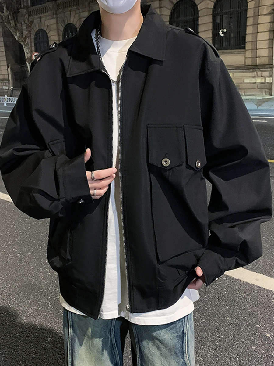 2024 New Spring Jacket Men Korean Fashion Loose Zipper Windbreaker Multi-Pockets Casual Jackets Oversized Coat Plus Size C04
2024 New Spring Jacket Men Korean Fashion Loose Zipper Windbreaker Multi-Pockets Casual Jackets Oversized Coat Plus Size C04