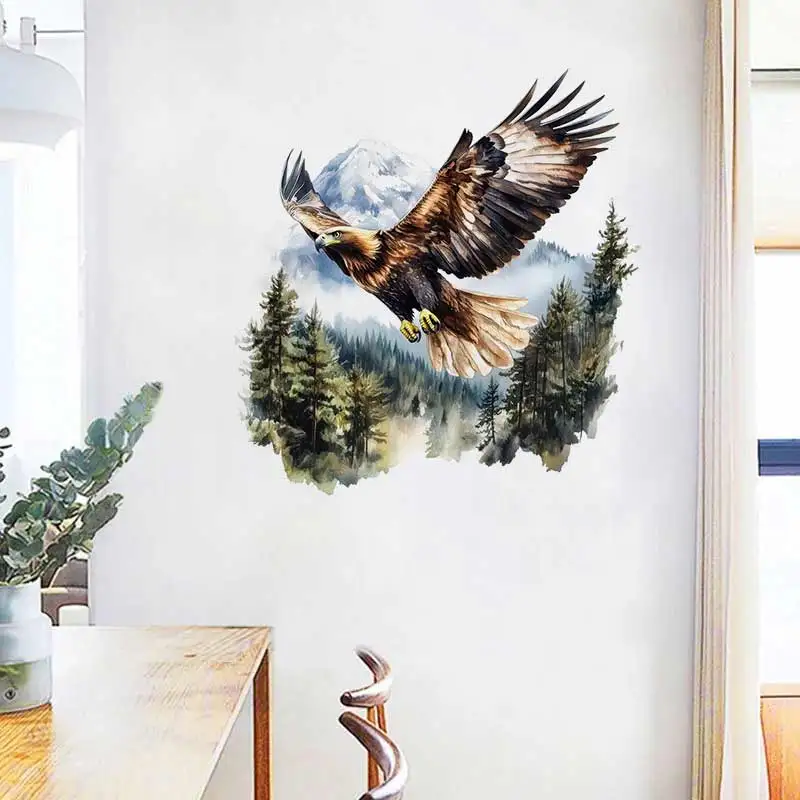 Eagle and Mountain Landscape Wall Sticker Toilet Lid Stickers, Bedroom Entrance Living Room Porch Home Decora Waterproof Decals
Eagle and Mountain Landscape Wall Sticker Toilet Lid Stickers, Bedroom Entrance Living Room Porch Home Decora Waterproof Decals