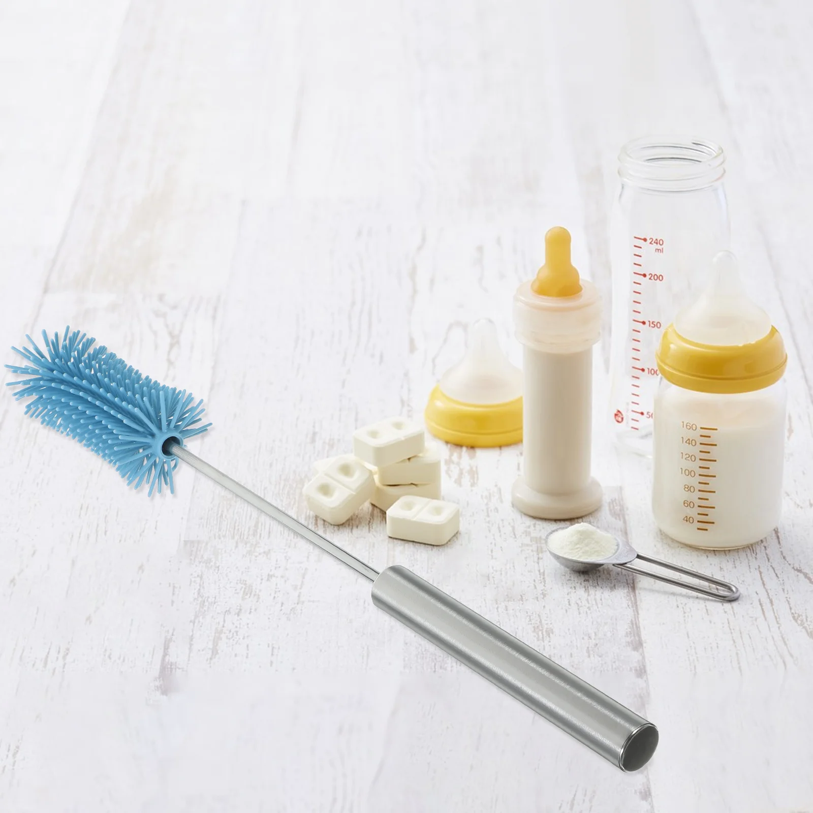 Silicone Cleaning Brush Long Handle Cup Semi Automatic Whisk Bottle Brushes Cleaner Household Water
Silicone Cleaning Brush Long Handle Cup Semi Automatic Whisk Bottle Brushes Cleaner Household Water