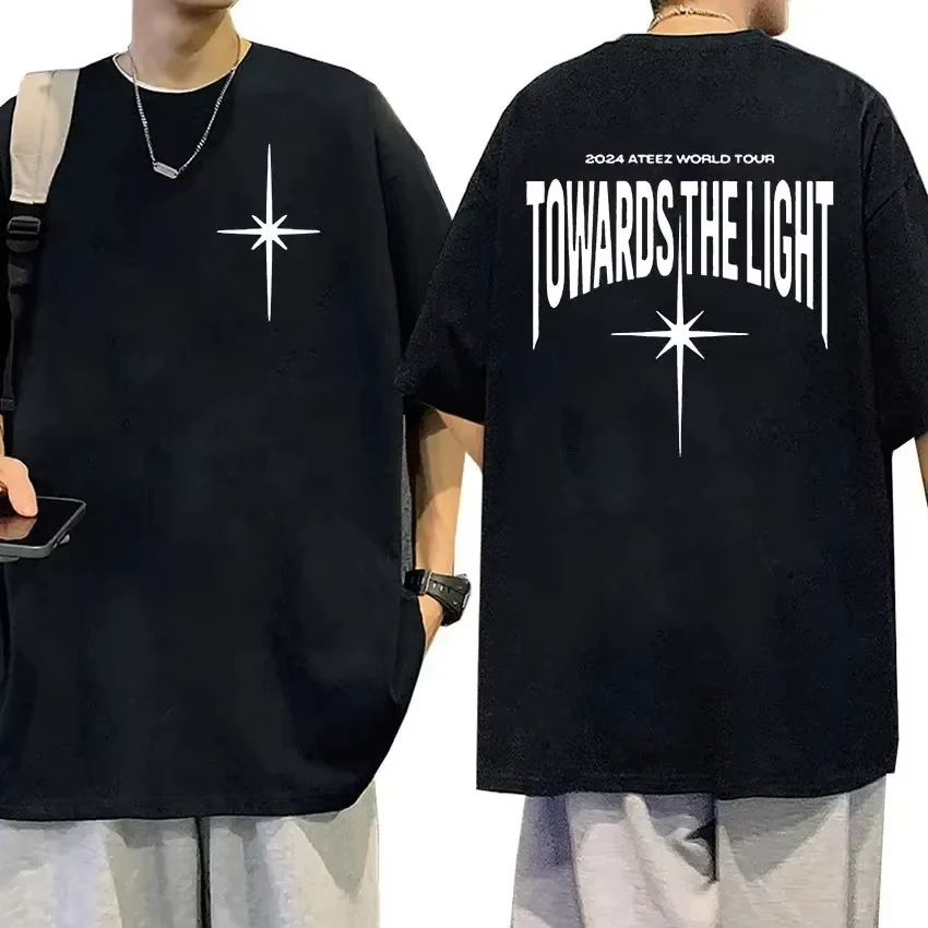 ATEEZ World Tour Men Women Cotton T-shirt Luxury Brand Fashion Big Size Top Casual Short Sleeve Streetwear Classic Print Tee
ATEEZ World Tour Men Women Cotton T-shirt Luxury Brand Fashion Big Size Top Casual Short Sleeve Streetwear Classic Print Tee