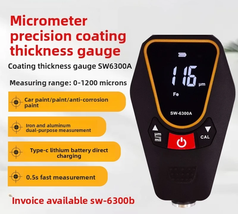 SW6300A Измеритель толщины покрытия, Измеритель толщины автомобильной краски, Тестер поверхности краски, Измеритель поверхности краски
SW6300A Измеритель толщины покрытия, Измеритель толщины автомобильной краски, Тестер поверхности краски, Измеритель поверхности краски
