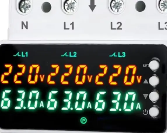 3Phase 4-wire DIN Rail Over Under Voltage Protectors 63A/100A Adjustable V/A Protector Overcurrent Protection Relays Protector
3Phase 4-wire DIN Rail Over Under Voltage Protectors 63A/100A Adjustable V/A Protector Overcurrent Protection Relays Protector