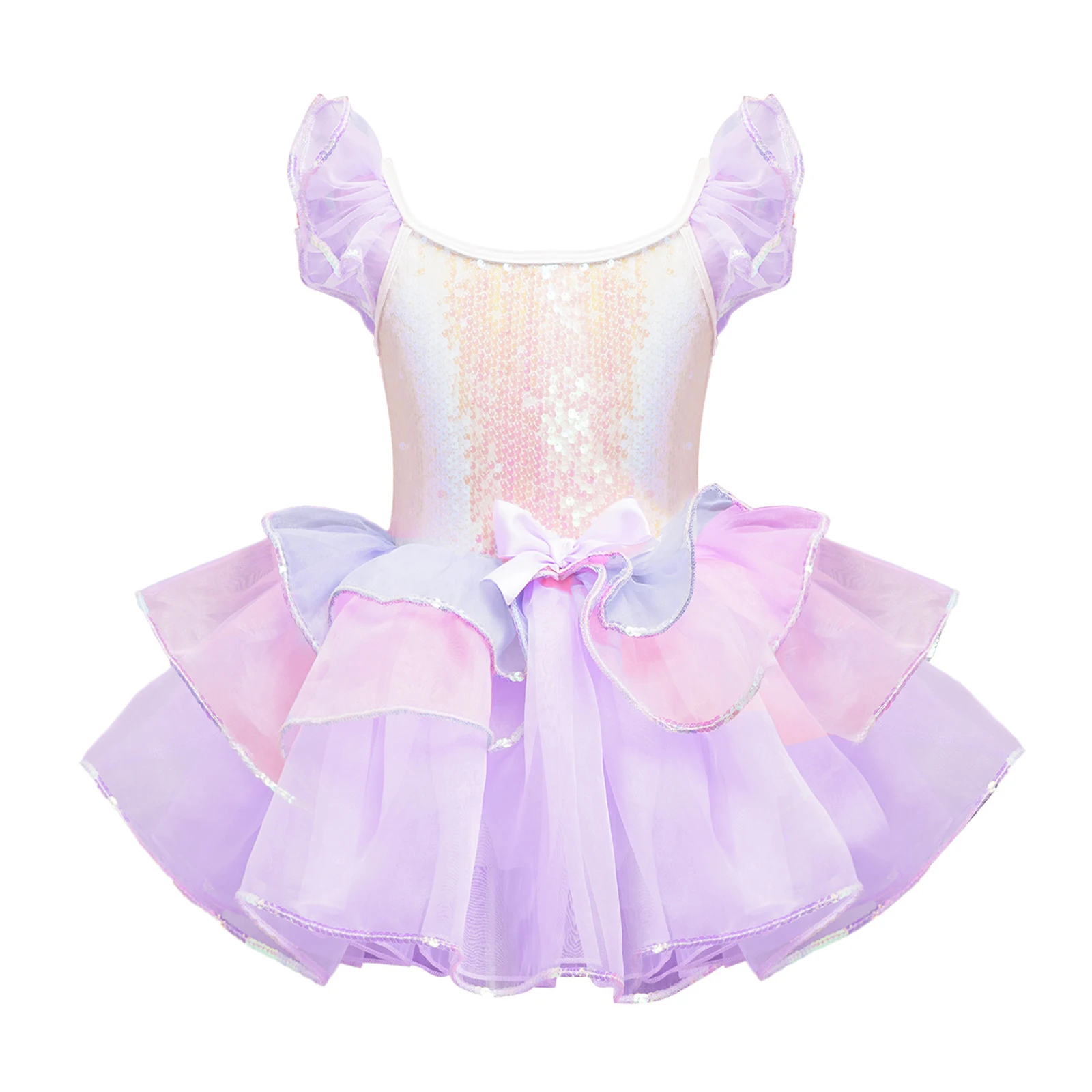 Kids Girls Sparkly Sequins Tiered Dresses Ruffled Sleeve Bowknot Tutu Dress Birthday Wedding Party Dance Performance Costume
Kids Girls Sparkly Sequins Tiered Dresses Ruffled Sleeve Bowknot Tutu Dress Birthday Wedding Party Dance Performance Costume