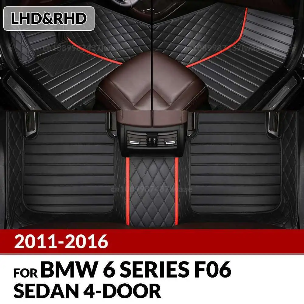 Car floor mats for BMW 6 series Sedan F06 650i 640i(4 Doors)2011 2012 2013 2014 2015 2016 Custom interior accessories
Car floor mats for BMW 6 series Sedan F06 650i 640i(4 Doors)2011 2012 2013 2014 2015 2016 Custom interior accessories