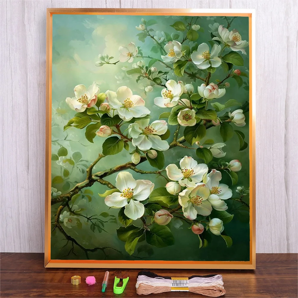 Full Embroidery Eco-cotton Thread 11CT Printed Cross Stitch Kit Art For Wall Decoration Flower Tree Pattern Crafts Gift
Full Embroidery Eco-cotton Thread 11CT Printed Cross Stitch Kit Art For Wall Decoration Flower Tree Pattern Crafts Gift