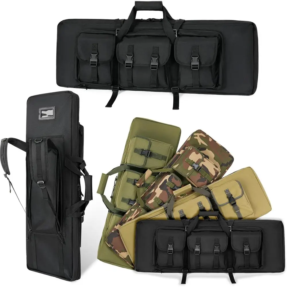 32/36/42/48/52 inch Double Rile Case Sot Gun Bag or Riles Pistols Storage & Transportation, All Around Shooting Range Tactical B
32/36/42/48/52 inch Double Rile Case Sot Gun Bag or Riles Pistols Storage & Transportation, All Around Shooting Range Tactical B