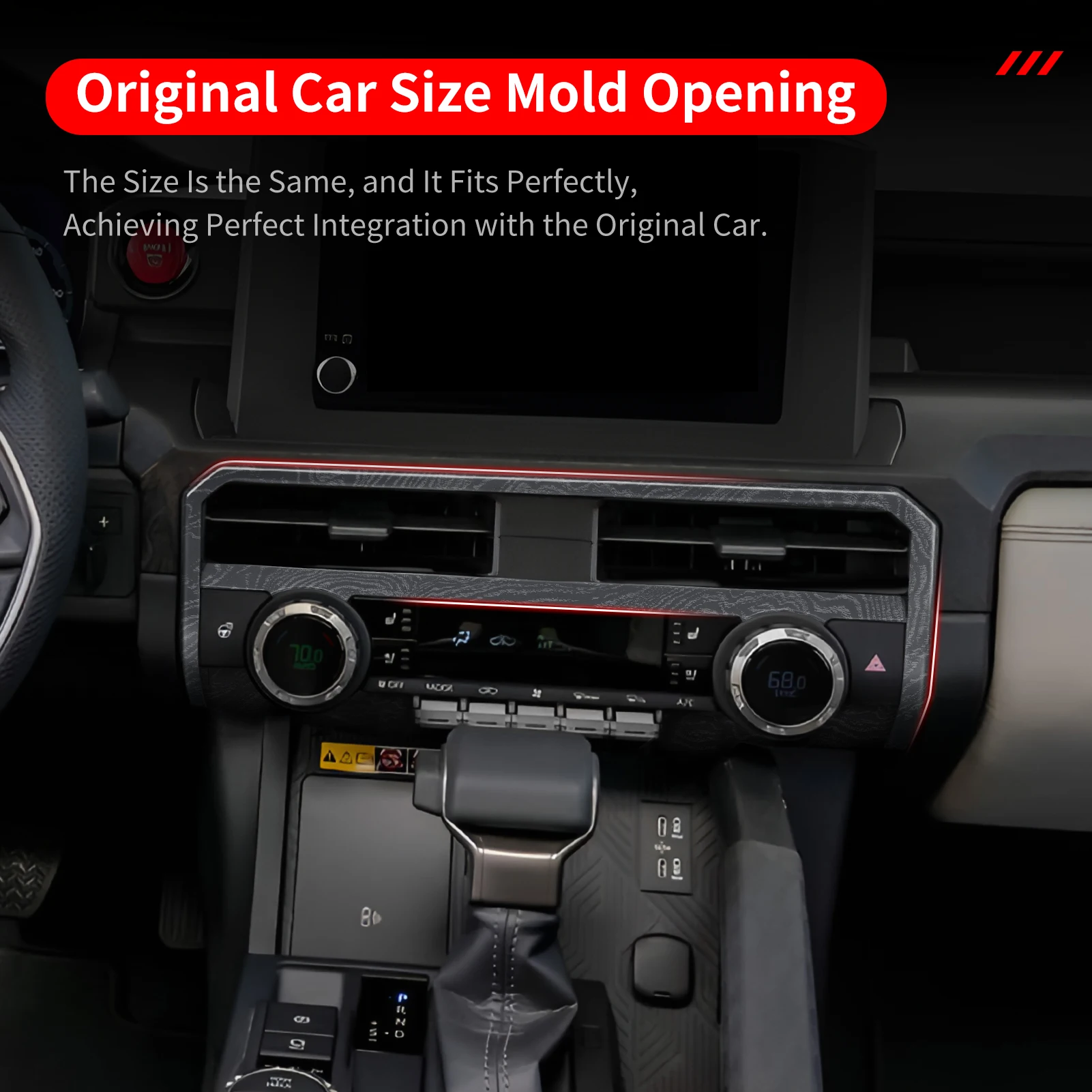 For Toyota 4Runner Tacoma 2024 2025 2026 Center Dashboard Air Vent Cover Trim Interior Accessories
For Toyota 4Runner Tacoma 2024 2025 2026 Center Dashboard Air Vent Cover Trim Interior Accessories
