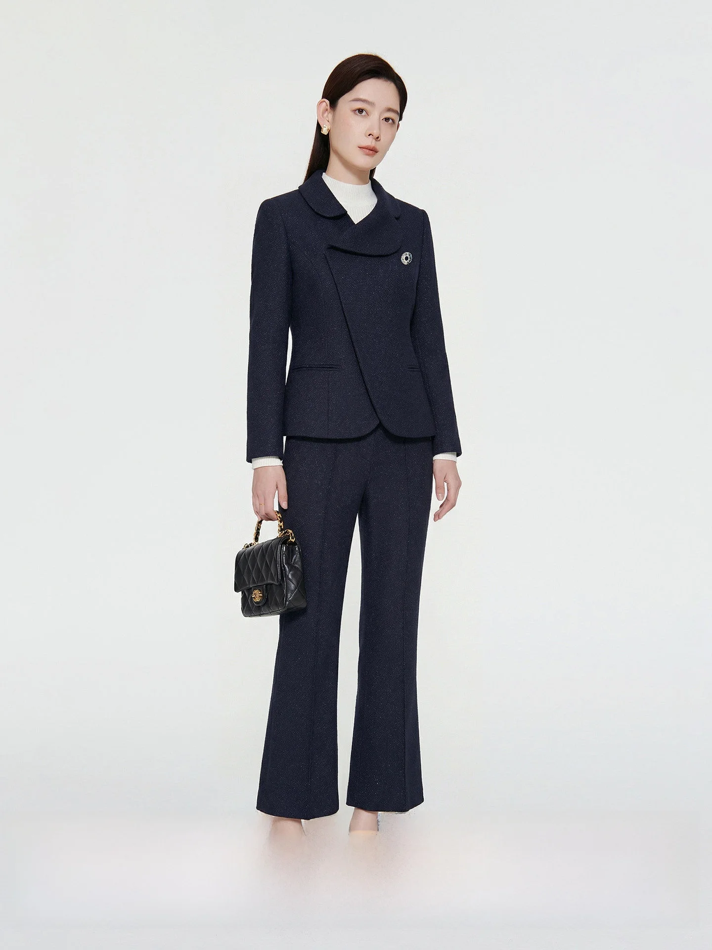 CVANEA Spring Commute Wool Suit Casual Pants Set Women's Fashion Workwear Warm Flannel Two-Piece Ensemble High Waist Trousers
CVANEA Spring Commute Wool Suit Casual Pants Set Women's Fashion Workwear Warm Flannel Two-Piece Ensemble High Waist Trousers