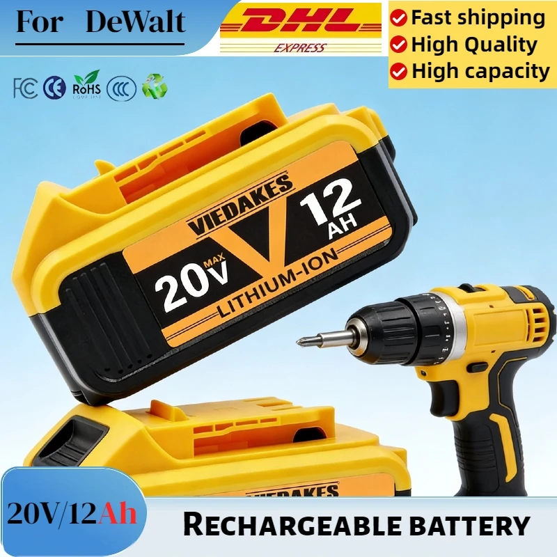 for DeWalt 20V Lithium Ion Batteries,for DeWalt 20V 12Ah Battery Replacement DCB206 DCB205 DCB204 DCB200Power Tools.
for DeWalt 20V Lithium Ion Batteries,for DeWalt 20V 12Ah Battery Replacement DCB206 DCB205 DCB204 DCB200Power Tools.
