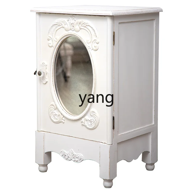 LMM French retro narrow bedside table old carved side cabinet bedroom solid wood creative
LMM French retro narrow bedside table old carved side cabinet bedroom solid wood creative