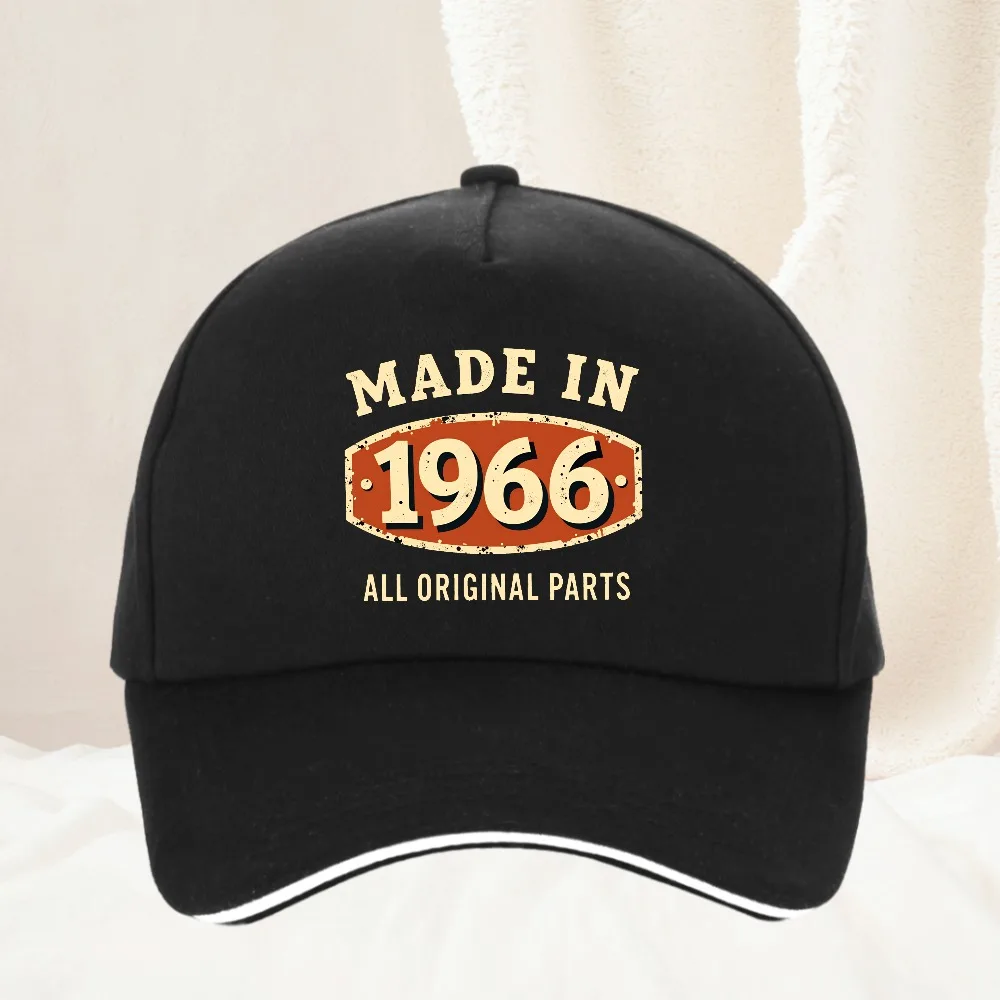 Made in 1966 All Original Parts Print Vintage hat for Men Women Summer Fashion Baseball Cap
Made in 1966 All Original Parts Print Vintage hat for Men Women Summer Fashion Baseball Cap