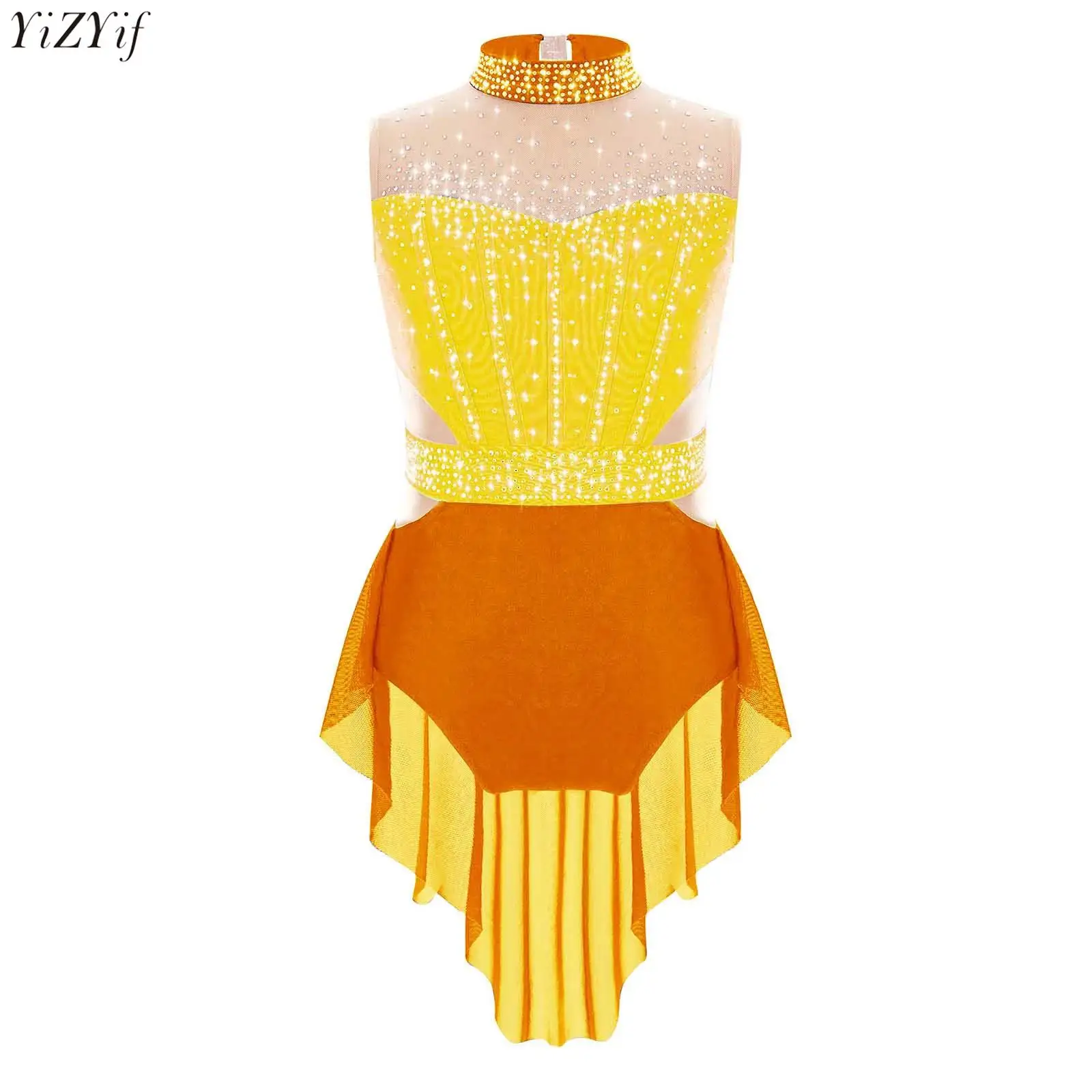 Kids Girls ballet Lyrical Dance Dress Figure Skating Gymnastics Leotard Sleeveless Shiny Rhinestones Mesh Skirted Bodysuit
Kids Girls ballet Lyrical Dance Dress Figure Skating Gymnastics Leotard Sleeveless Shiny Rhinestones Mesh Skirted Bodysuit