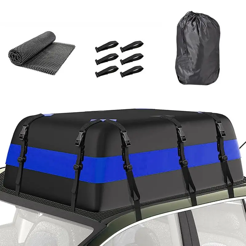 Rooftop Cargo Carrier 15 Cubic Feet Soft-Shell Luggage Carrier For Car Waterproof Car Top Carrier Bag For All Vehicle Types Car
Rooftop Cargo Carrier 15 Cubic Feet Soft-Shell Luggage Carrier For Car Waterproof Car Top Carrier Bag For All Vehicle Types Car