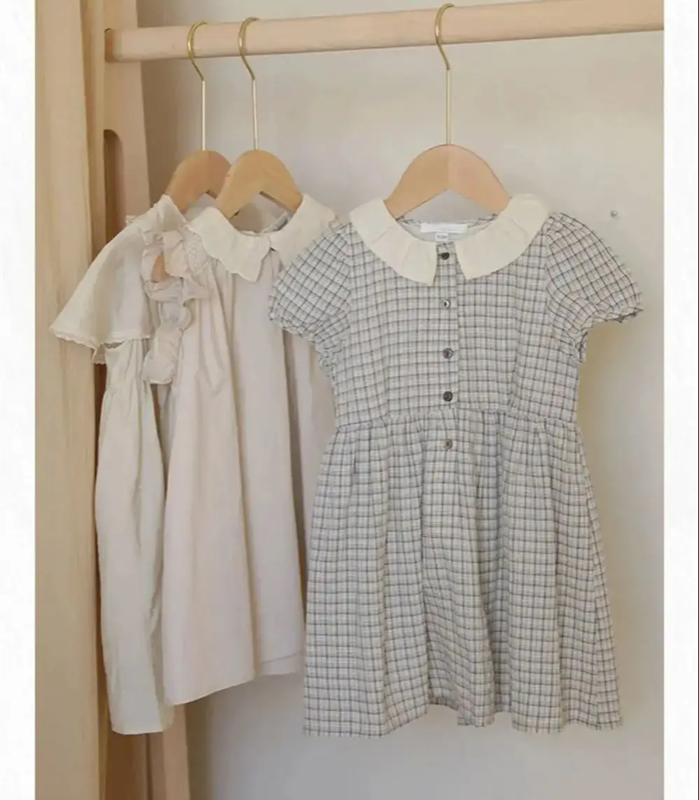 kids girls clothes baby dresses Checkered pattern dress summer girls Sweet short sleeved dress
kids girls clothes baby dresses Checkered pattern dress summer girls Sweet short sleeved dress