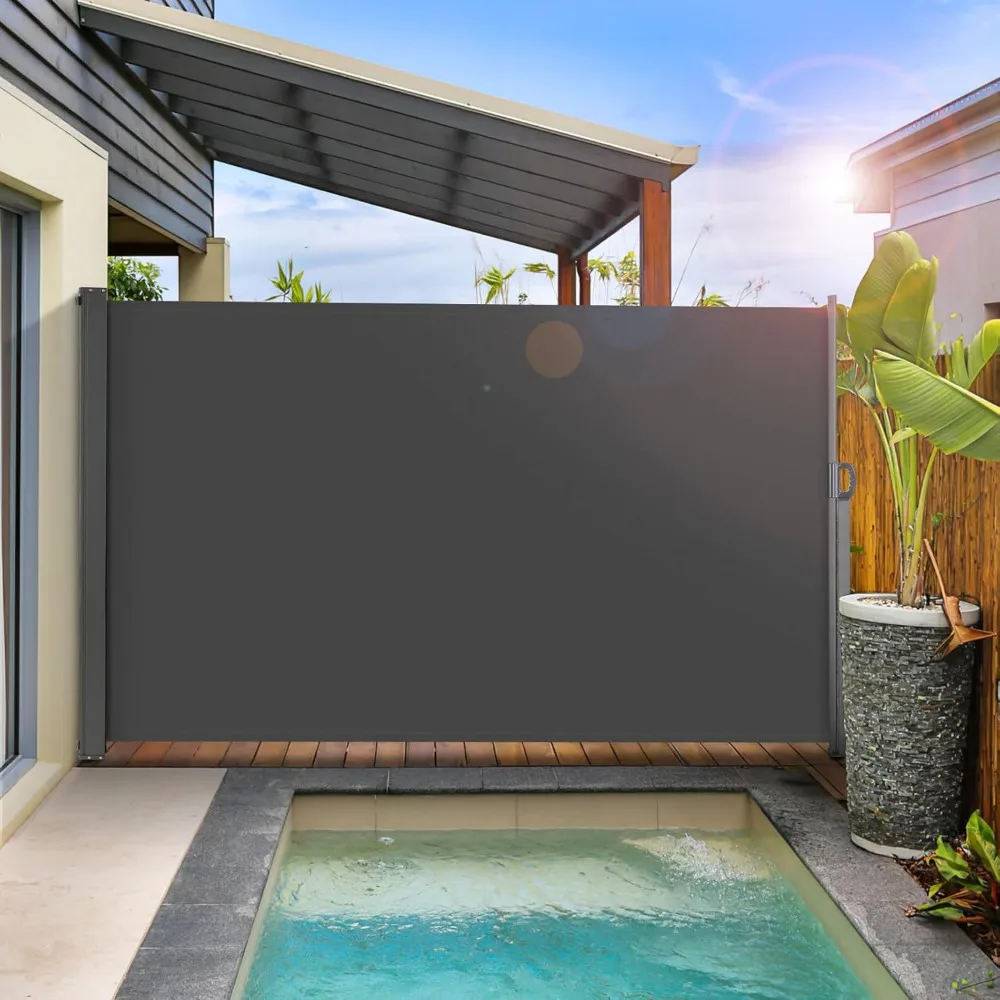 Side Awning, Retractable Side Awning, Patio Retractable Side Screen, UV Resistant, Waterproof, Patio Privacy Screen for Garden
Side Awning, Retractable Side Awning, Patio Retractable Side Screen, UV Resistant, Waterproof, Patio Privacy Screen for Garden