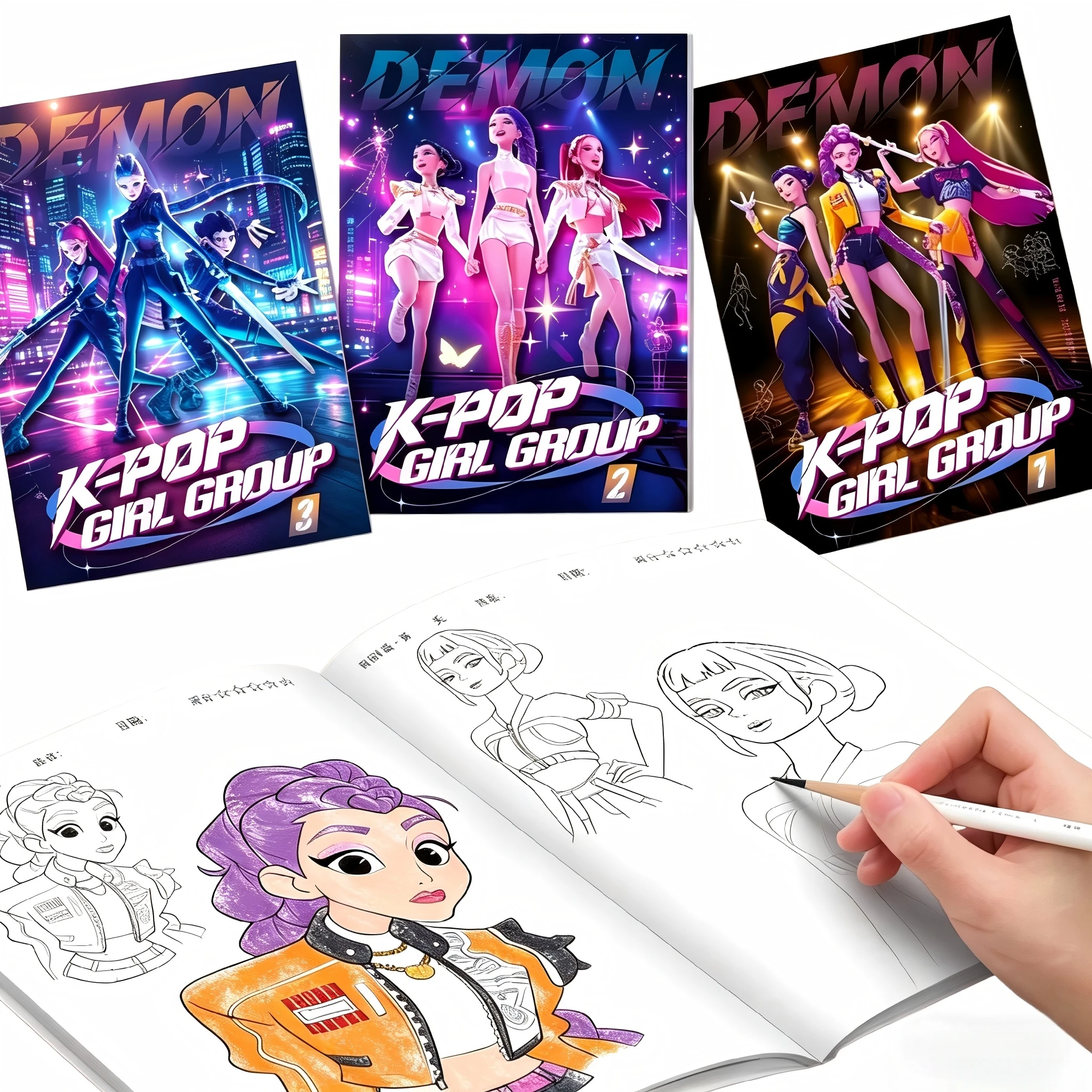 Stress Relief Coloring Book Cute Cartoon Girls 36/56 Pages Relaxing Activity Book for Adults Kids Art Supplies Birthday Gifts
Stress Relief Coloring Book Cute Cartoon Girls 36/56 Pages Relaxing Activity Book for Adults Kids Art Supplies Birthday Gifts