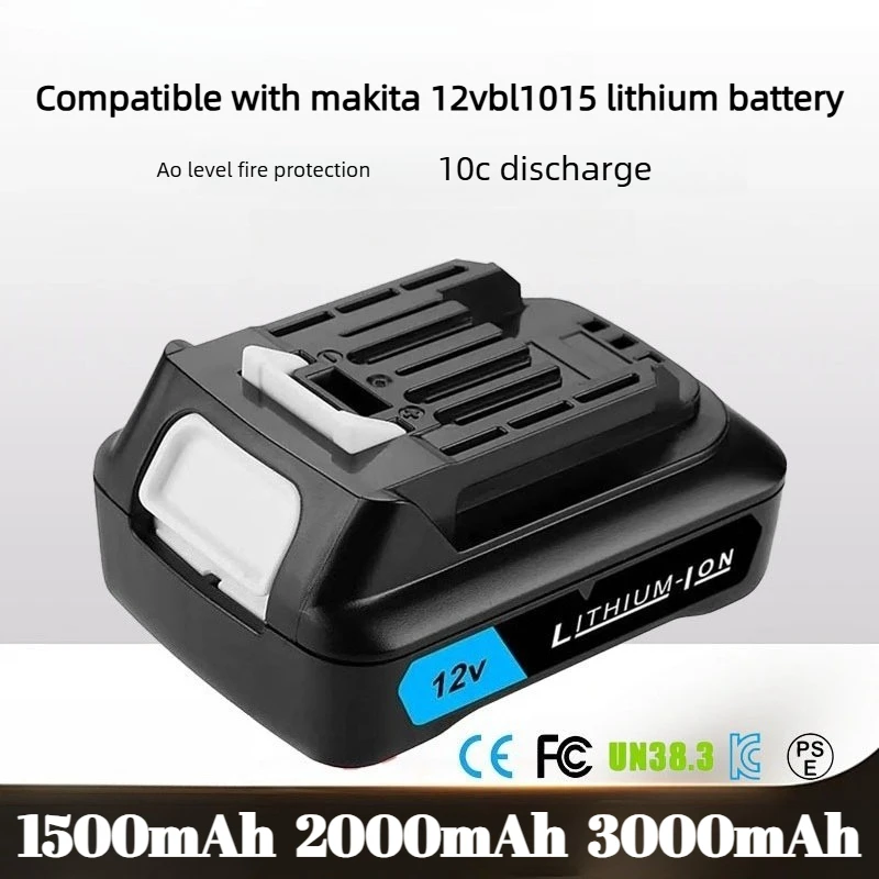 10.8V~12V 1500mAh 2000mAh 3000mAh Rechargeable Battery for Makita BL1015 Power Tools
10.8V~12V 1500mAh 2000mAh 3000mAh Rechargeable Battery for Makita BL1015 Power Tools